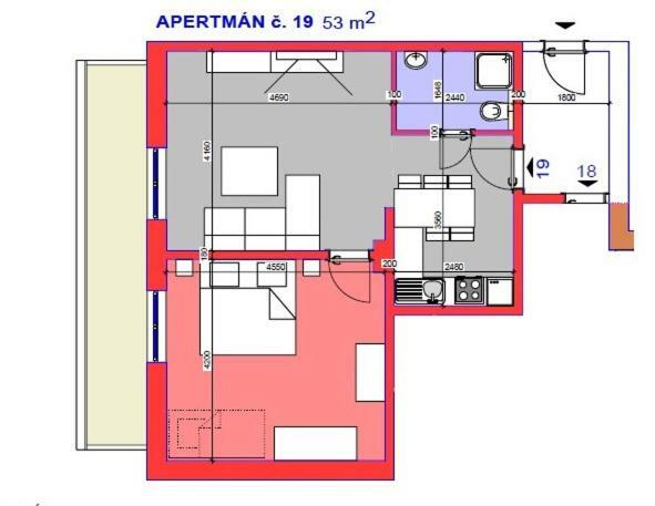 Apartman Pri Jazere Ruzomberok Eksteriør billede